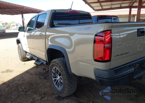 2021 Chevrolet Colorado 4Wd Short Box Zr2 из США, поврежденный, VIN 1GCGTEEN5M1254987